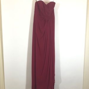 Dessy Collection style 2882 in Burgundy